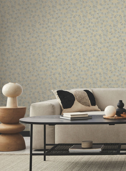 Antonina Vella Artifacts Ophidia Wallpaper - Taupe