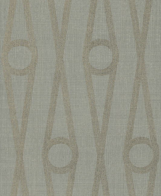 Antonina Vella Artifacts Henlein Wallpaper - Grey