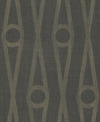 Antonina Vella Artifacts Henlein Wallpaper - Charcoal