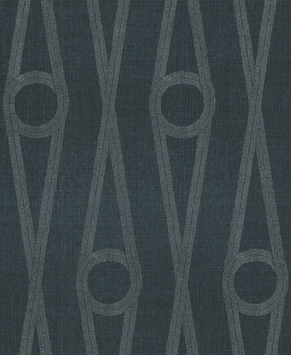 Antonina Vella Artifacts Henlein Wallpaper - Indigo