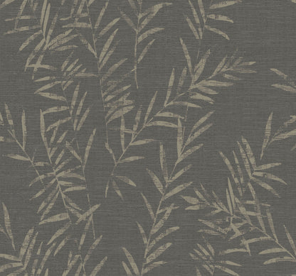 Antonina Vella Artifacts Allerton Bamboo Wallpaper - Black