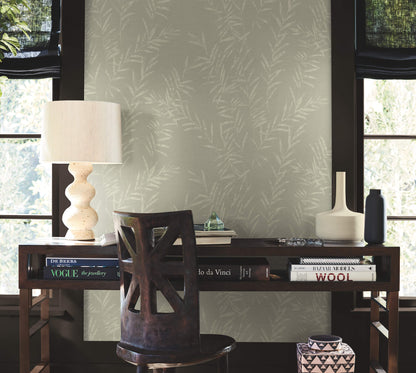 Antonina Vella Artifacts Allerton Bamboo Wallpaper - Taupe
