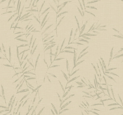 Antonina Vella Artifacts Allerton Bamboo Wallpaper - Linen