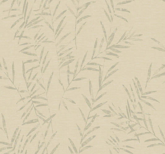 Antonina Vella Artifacts Allerton Bamboo Wallpaper - Linen