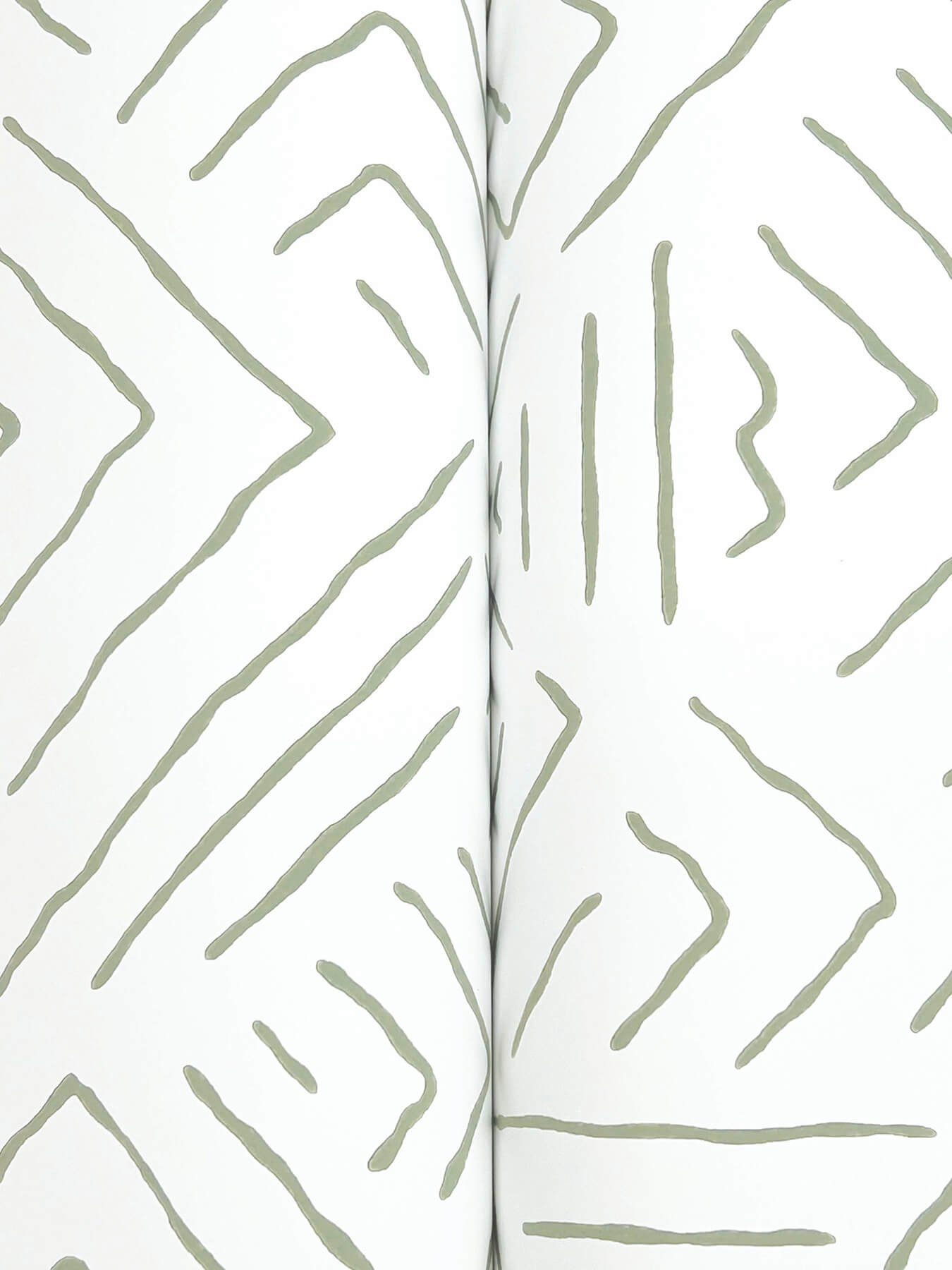 Antonina Vella Artifacts Sirih Wallpaper - Sage & White