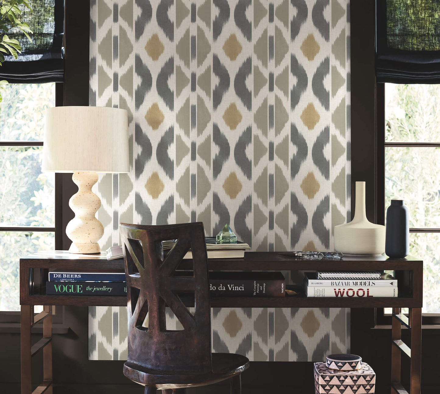 Antonina Vella Artifacts Patan Wallpaper - Taupe