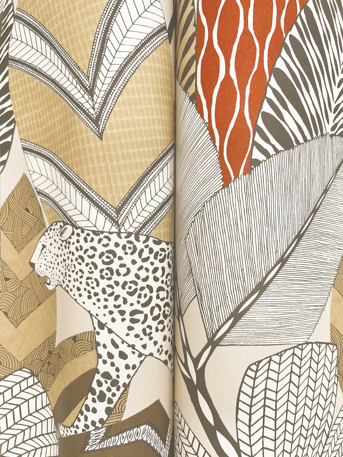 Antonina Vella Artifacts Namiri Wallpaper - Ochre