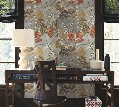 Antonina Vella Artifacts Namiri Wallpaper - Ochre