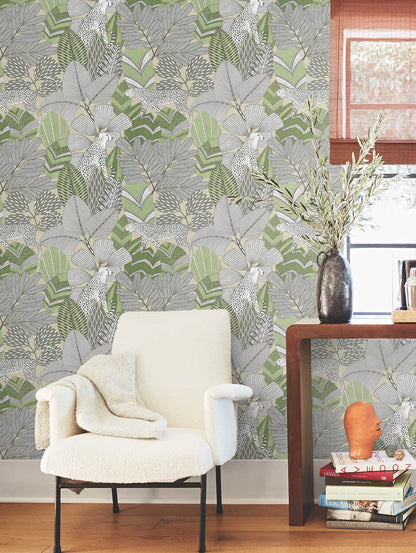 Antonina Vella Artifacts Namiri Wallpaper - Green