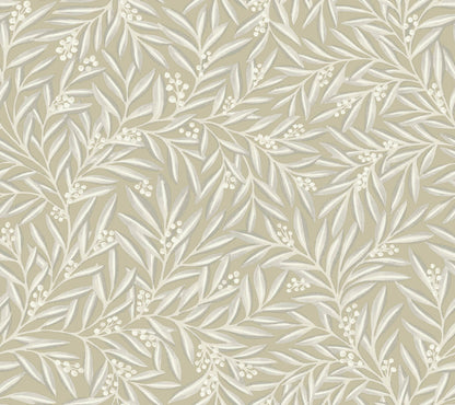 Ronald Redding Arts & Crafts Rowan Wallpaper - Neutral