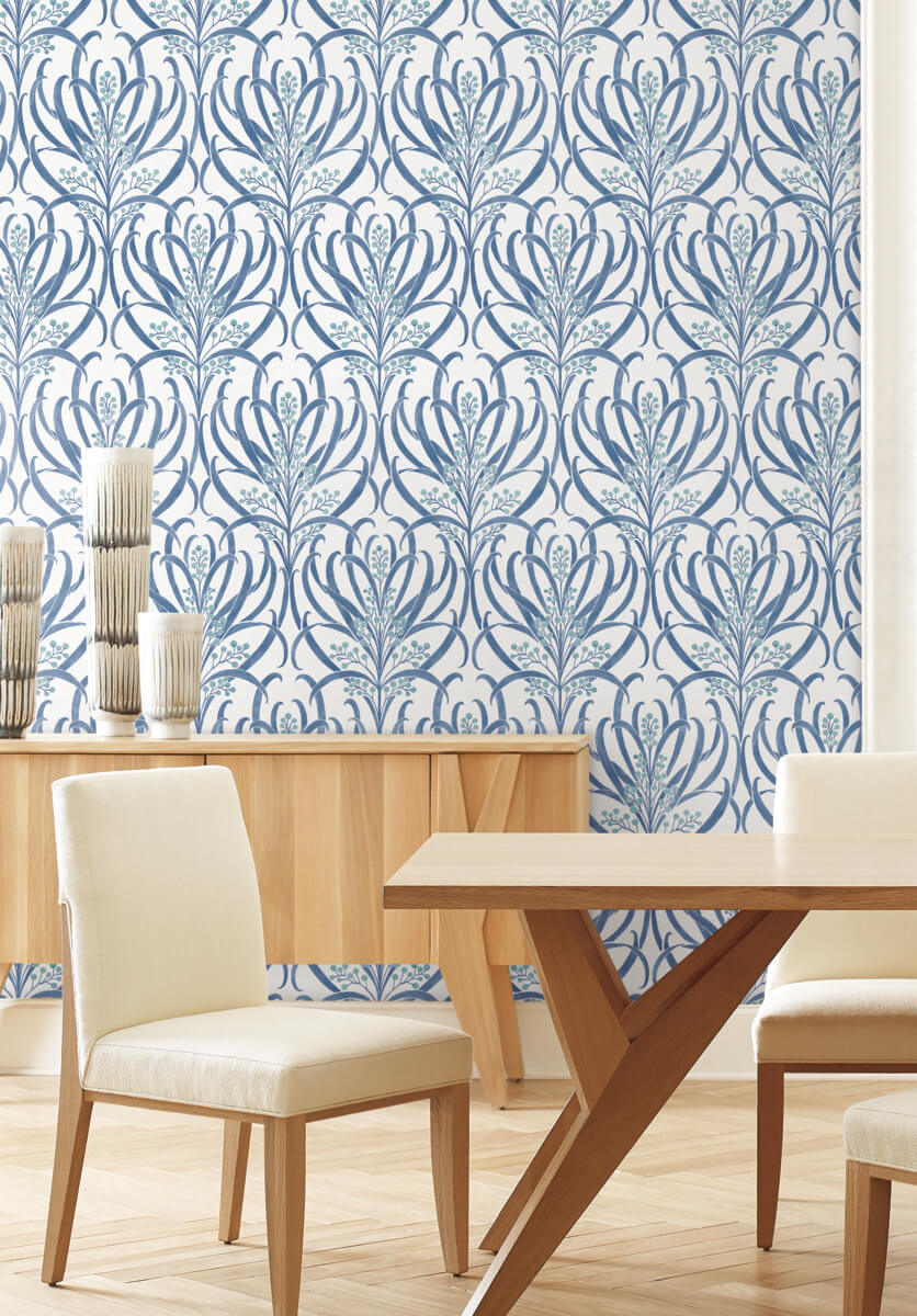 Thibaut Cornelia 2024 Navy Wallpaper- 2 Double Rolls