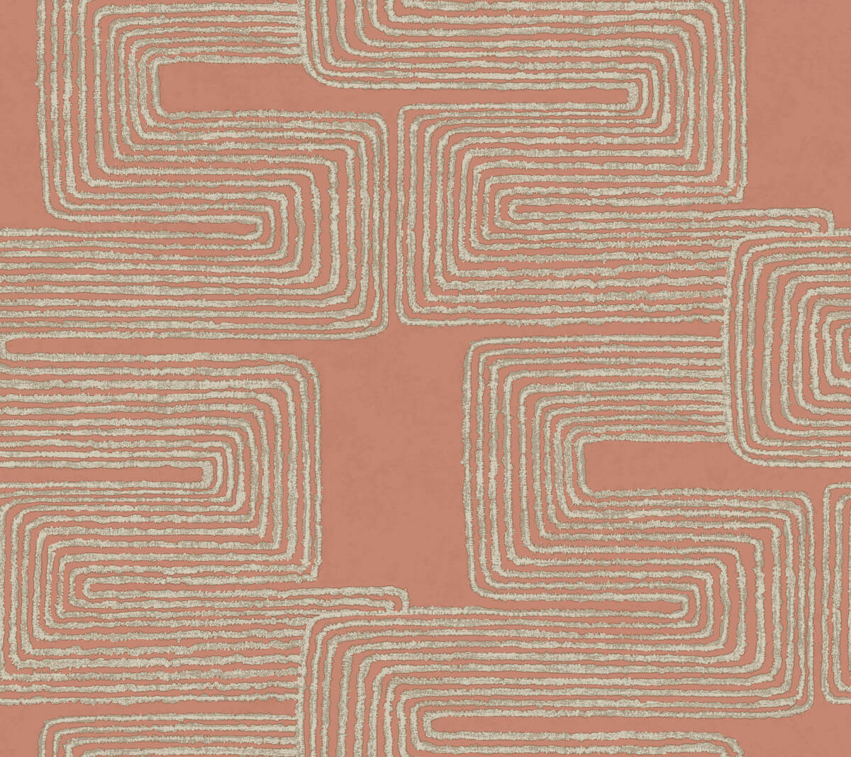 Artistic Abstracts Zulu Thread Wallpaper - Red