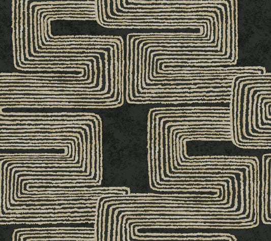 Artistic Abstracts Zulu Thread Wallpaper - Gold
