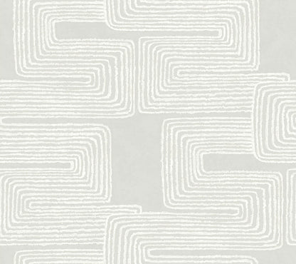 Artistic Abstracts Zulu Thread Wallpaper - White