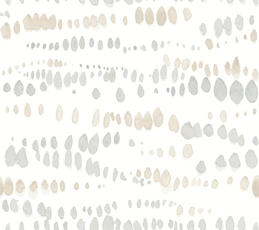 Artistic Abstracts Dewdrops Wallpaper - Brown
