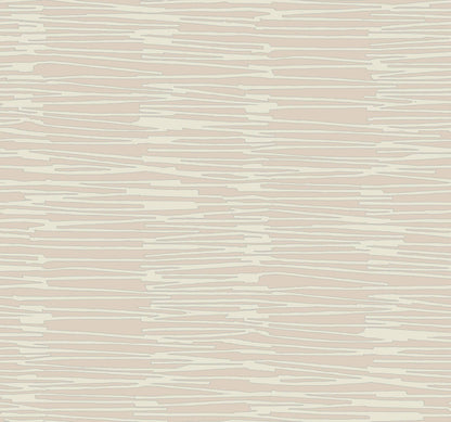 Artistic Abstracts Water Reed Thatch Wallpaper - Brown