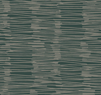 Artistic Abstracts Water Reed Thatch Wallpaper - Green
