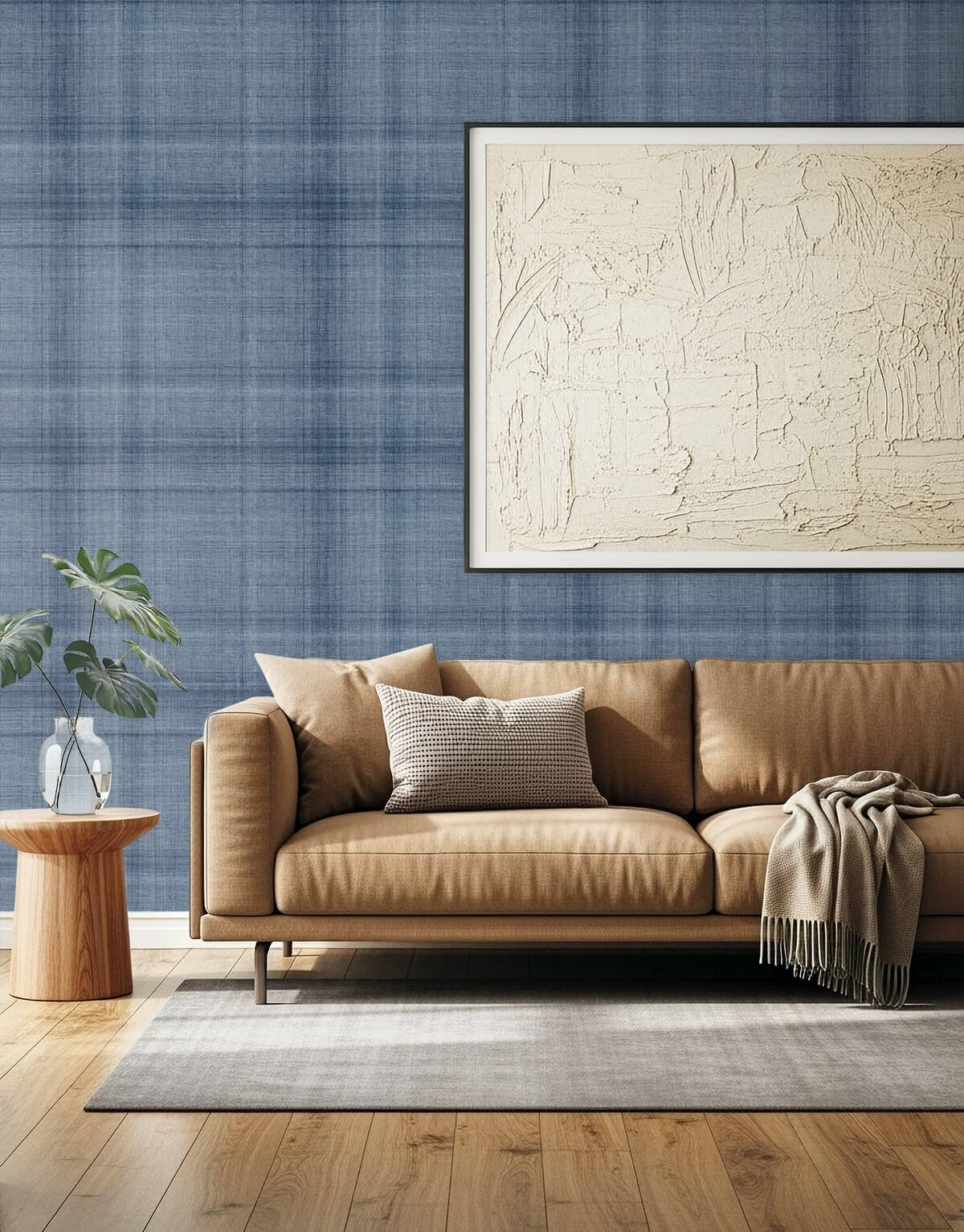 Seabrook Designs Bali Tropical Oasis Wallpaper - Ocean Blue