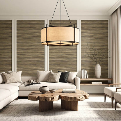 Seabrook Designs Bali Tropical Gita Wallpaper - Chocolate