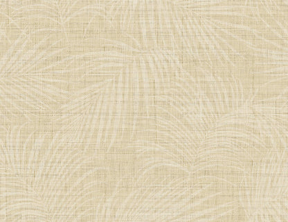 Seabrook Designs Bali Tropical Jiva Wallpaper - Wheat