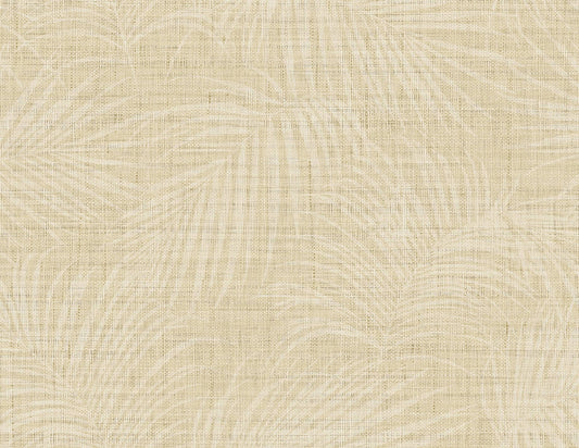 Seabrook Designs Bali Tropical Jiva Wallpaper - Wheat