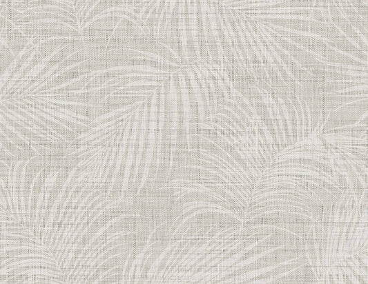 Seabrook Designs Bali Tropical Jiva Wallpaper - Gray Mist