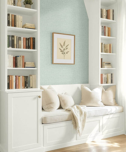 Seabrook Designs Bali Tropical Surya Wallpaper Sample - Cool Grass