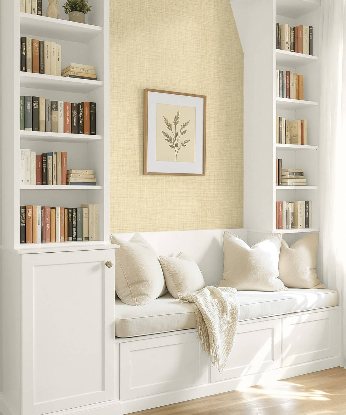 Seabrook Designs Bali Tropical Surya Wallpaper - Honey