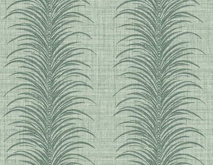 Seabrook Designs Bali Tropical Aruna Wallpaper Sample - Cool Grass