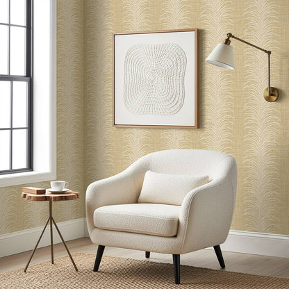 Seabrook Designs Bali Tropical Aruna Wallpaper Sample - Honeycomb