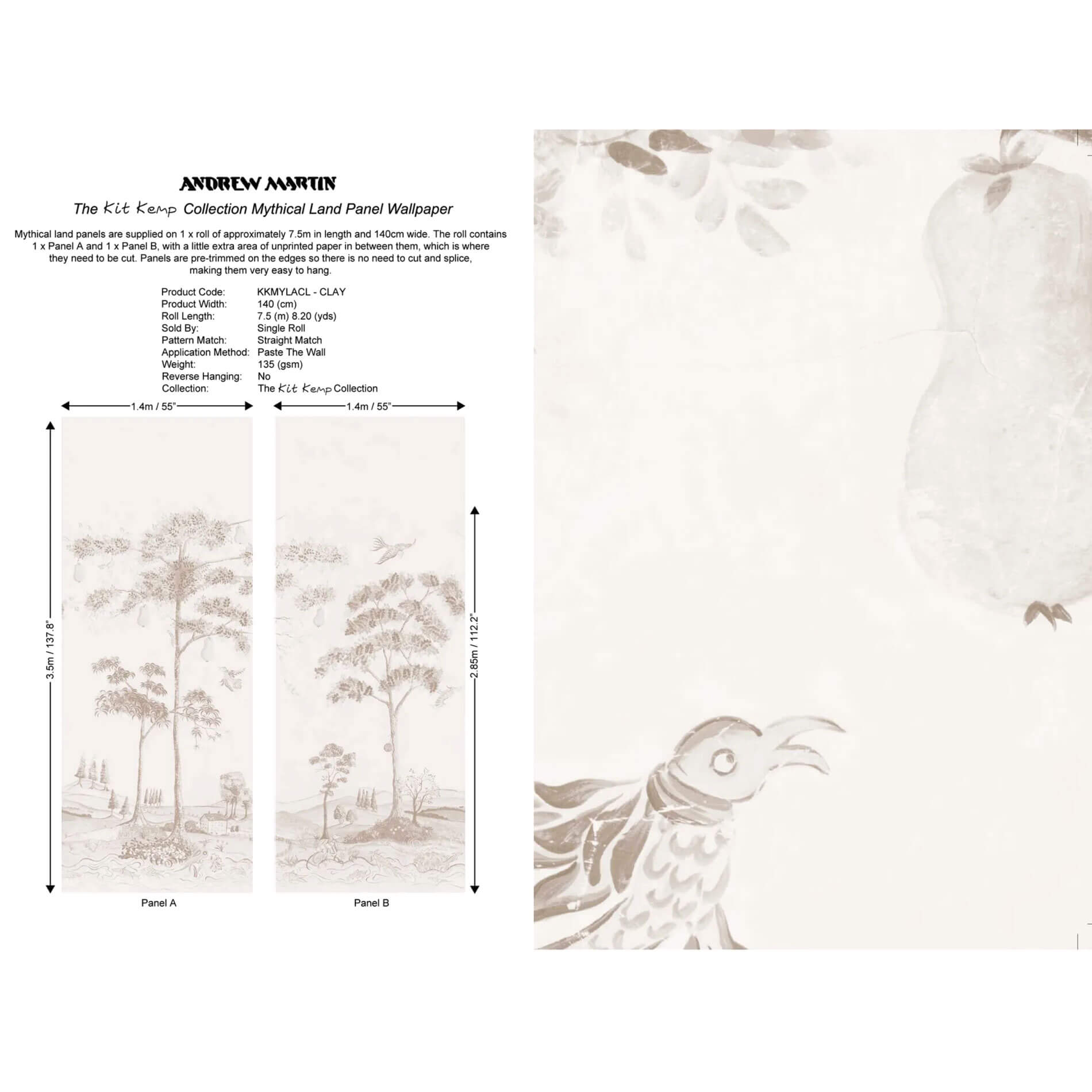 Wallpaper Wednesday: Kit Kemp's Mythical Land - The English Room