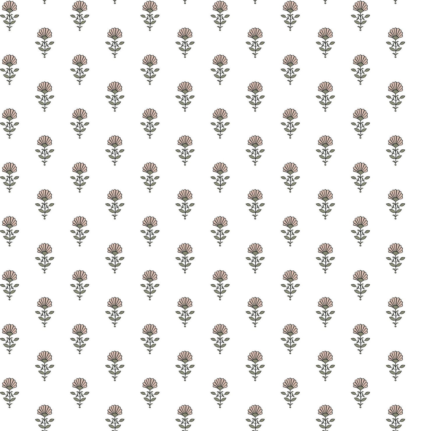 Erin Gates Libby Mini Floral Wallpaper - Petal