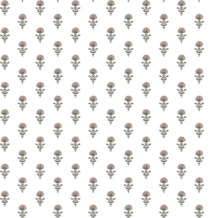 Erin Gates Libby Mini Floral Wallpaper - Petal