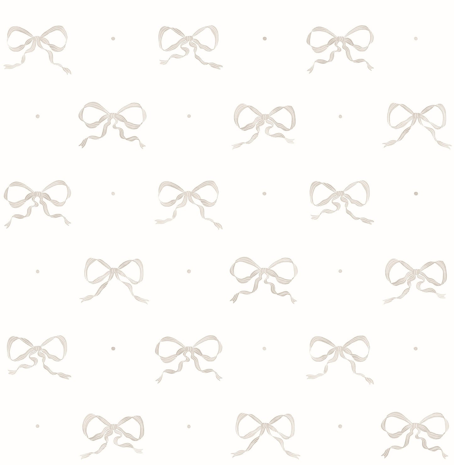 Erin Gates Emma Large Bow Wallpaper - Stone