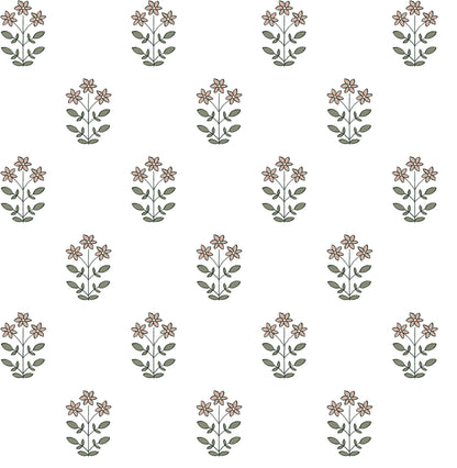 Erin Gates Kit Floral Wallpaper - Petal