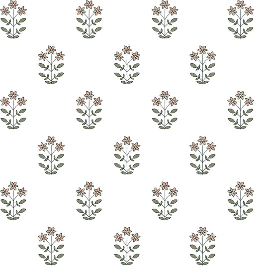 Erin Gates Kit Floral Wallpaper - Petal