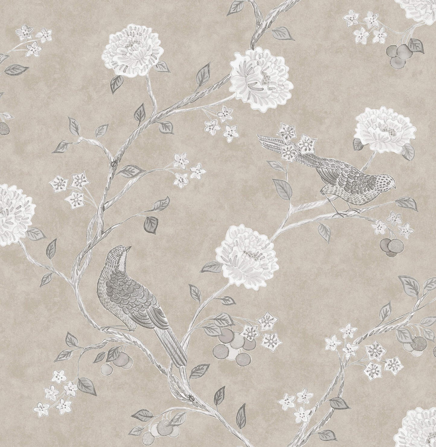 Erin Gates Wellesley Chinoiserie Wallpaper - Taupe