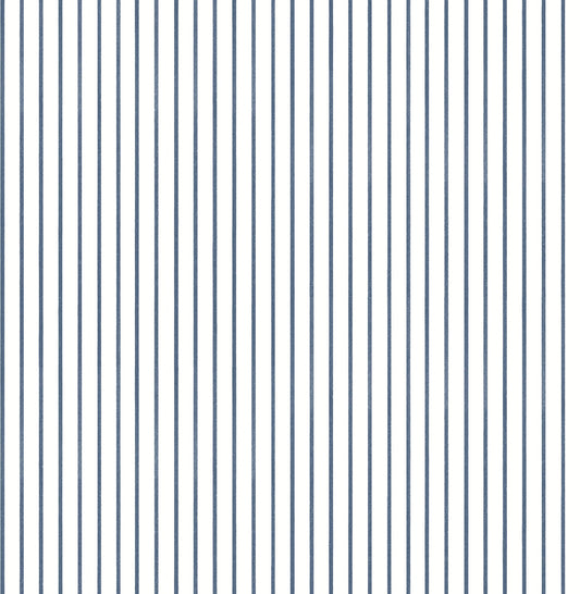 Erin Gates Oliver Simple Stripe Wallpaper - Navy