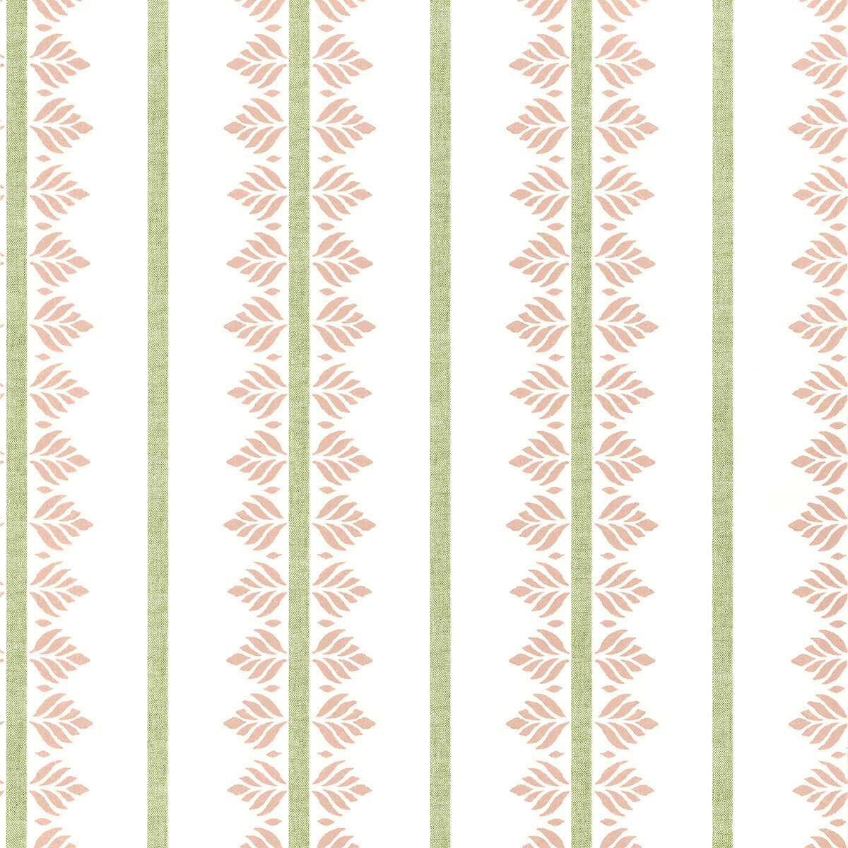Anna French Antilles Fern Stripe Wallpaper - Blush