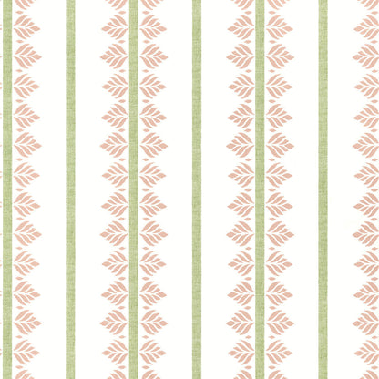 Anna French Antilles Fern Stripe Wallpaper - Blush