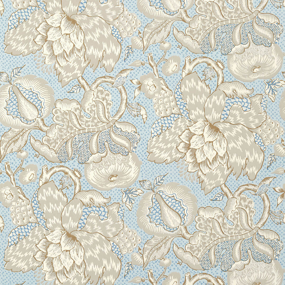 Anna French Antilles Westmont Wallpaper Sample - Spa Blue