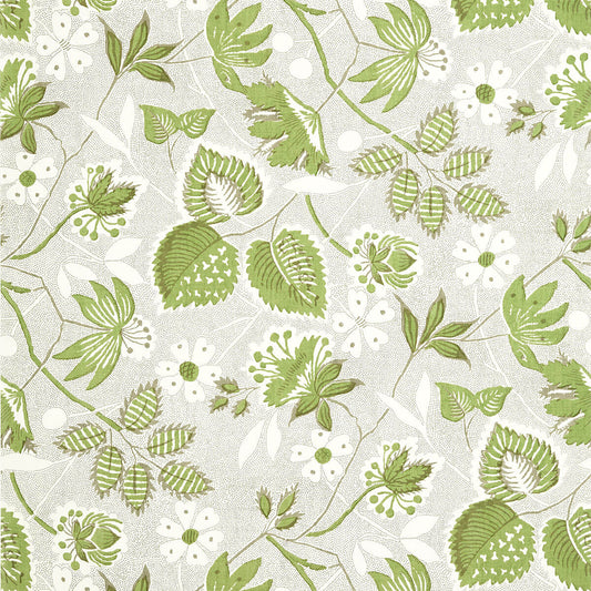 Anna French Antilles Indienne Hazel Wallpaper - Green & Beige