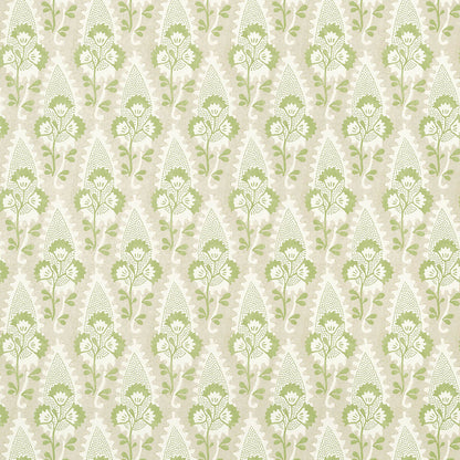 Anna French Antilles Cornwall Wallpaper Sample - Green & Beige