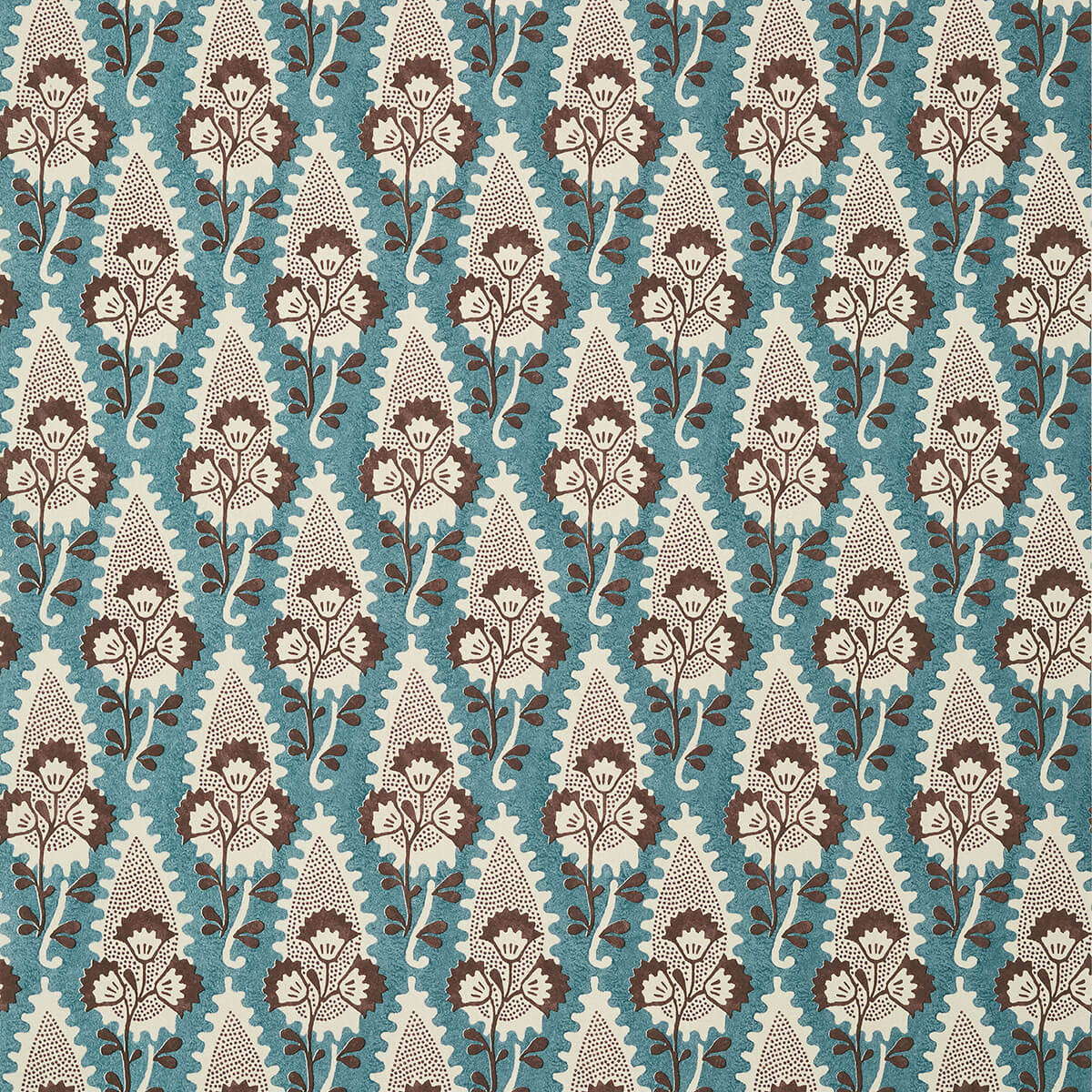 Anna French Antilles Cornwall Wallpaper Sample - Brown & Slate