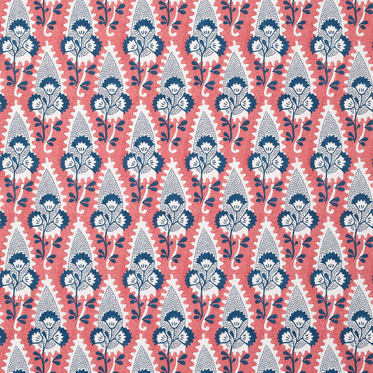 Anna French Antilles Cornwall Wallpaper - Red & Blue