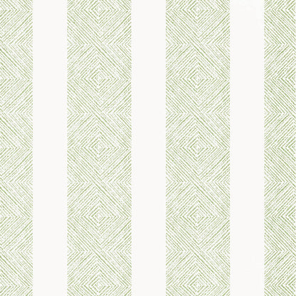 Anna French Antilles Clipperton Stripe Wallpaper - Green