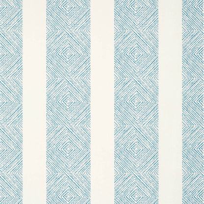 Anna French Antilles Clipperton Stripe Wallpaper - Blue & Natural
