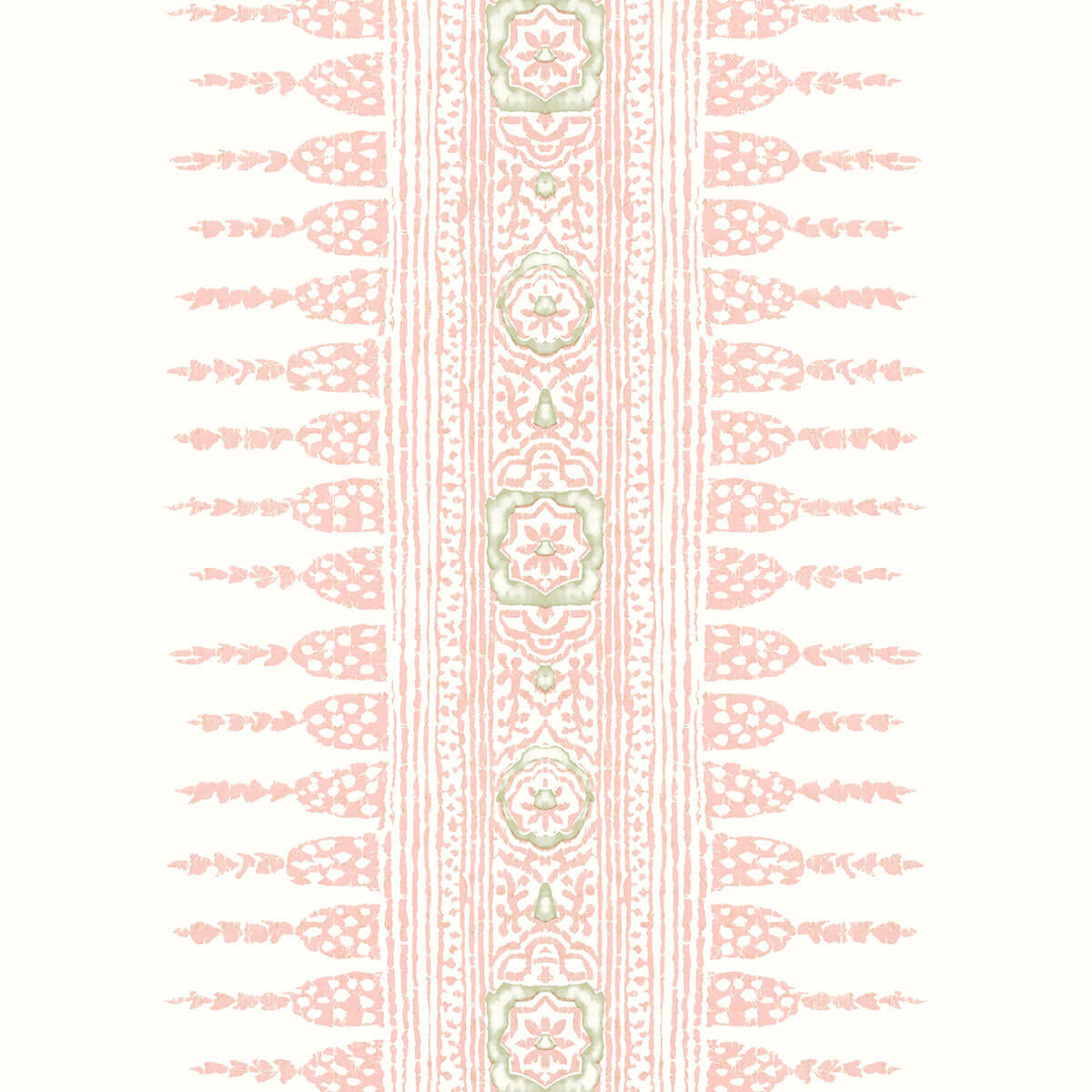 Anna French Antilles Javanese Strip Wallpaper Sample - Blush