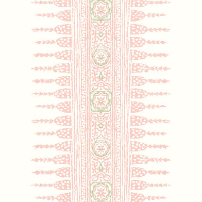Anna French Antilles Javanese Strip Wallpaper Sample - Blush