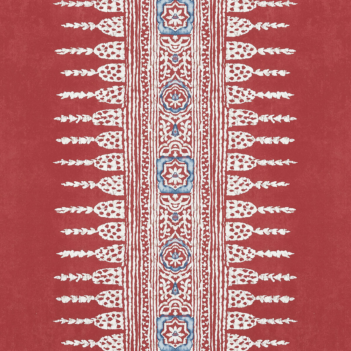 Anna French Antilles Javanese Strip Wallpaper - Red